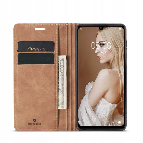 Spacecase Wallet Huawei P30 Lite Light Brown na Arena.pl