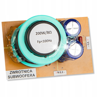 ZWROTNICA GŁOŚNIKOWA SUBWOOFER 8 Ohm 12 dB 200W