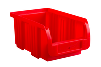 Pojemnik magazynowy nr 2  - 102 x 160 x 75 mm. Średni, Czerwony.
