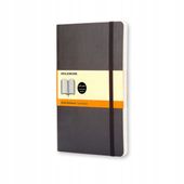 Notatnik Moleskine L duży (13x21cm) w Linie Czarny Miękka oprawa