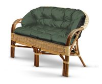 poduszka ogrodowa 190x40 cm na kanapę ławkę wodoodporna zielona