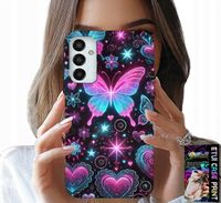 ETUI DO SAMSUNG GALAXY M23 - KOLOROWY MOTYLEK SERCE MODNE WZORY CASE