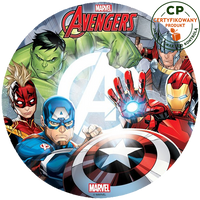 Opłatek na tort Avengers