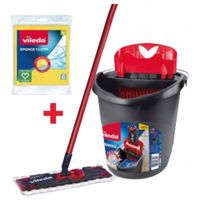 Mop płaski Vileda Ultramax czerwony 35 cm z możliwością prania