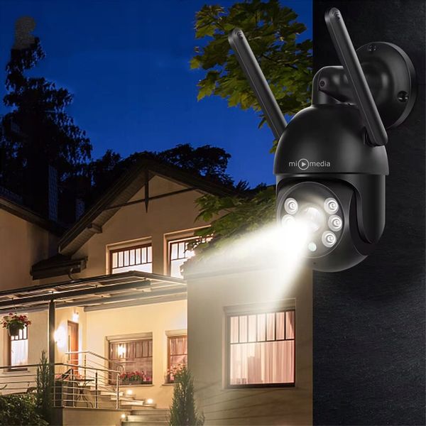 Kamera Zewnętrzna WiFi Obrotowa IP Do Monitoringu Domu Tuya 5MPx ZOOM 5Mp zdjęcie 13