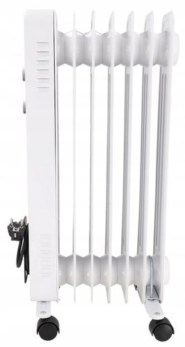Grzejnik elektryczny Olejowy Termostat 1500W 7 Żeber Energooszczędny na Arena.pl