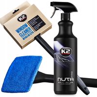 K2 Nuta Pro 1L Płyn Do Mycia Szyb + Myjka Z Mikrofibry do Szyb Bez Smug