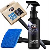 K2 Nuta Pro 1L Płyn Do Mycia Szyb + Myjka Z Mikrofibry do Szyb Bez Smug