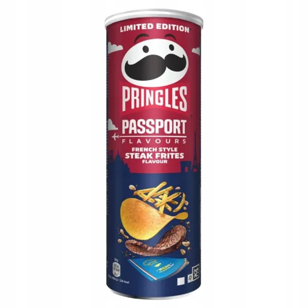 PRINGELS CHIPSY 165G STEAK FRITES zdjęcie 1