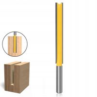 Frez palcowy dwuostrzowy prosty do drewna 114x76x9,52mm trzpień 8mm