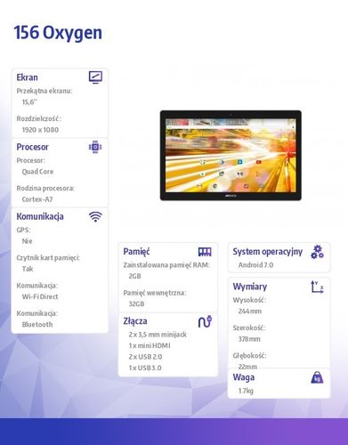 Archos Tablet 156 Oxygen na Arena.pl