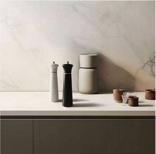 MŁYNEK DO SOLI PIEPRZU I PRZYPRAW RĘCZNY DREWNIANY ZESTAW 2 SZTUK na Arena.pl