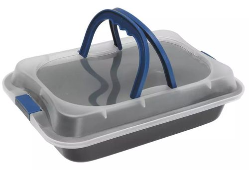 Forma do PIECZENIA Ciast Sernika Mięs Blacha Z Pokrywką KLIPSEM Uchwyt 4197 na Arena.pl