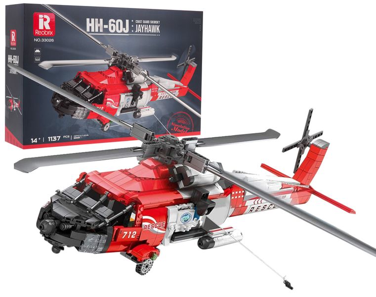 Zestaw Klocków Helikopter Hh-60J 1137El. zdjęcie 7