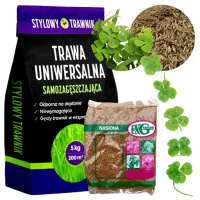 TRAWA UNIWERSALNA + MIKROKONICZYNA drobnolistna NASIONA odporna 5 kg+0,5 kg