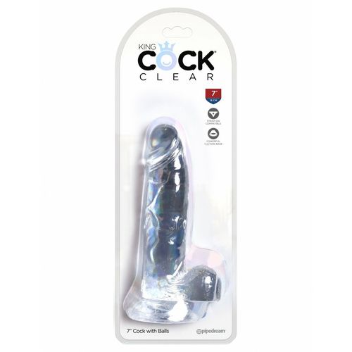 Dildo Pipedream King Cock Clear na Arena.pl