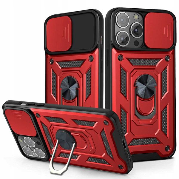 Spacecase Camring Iphone 14 Pro Red zdjęcie 2