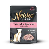 NEKKO SUPREME Adult Tuńczyk z krabami w bulionie 70g