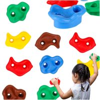 Kamienie Wspinaczkowe Uchwyty Do Wspinaczki Dla Dzieci Kolorowe 10 Szt