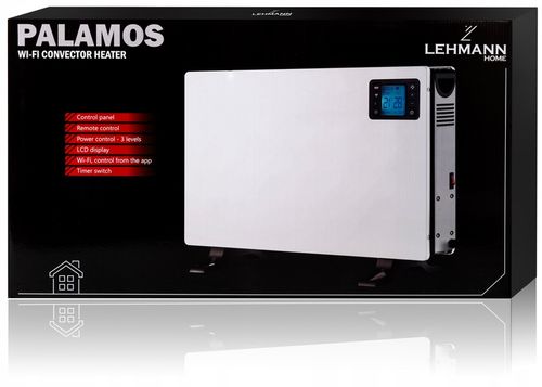 GRZEJNIK ELEKTRYCZNY KONWEKTOROWY ENERGOOSZĘDNY WI-FI 2000W PILOT TIMER LED na Arena.pl