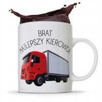 Kubek Prezent Dla Brata Brat Najlepszy Kierowca Z Nadrukiem Ze Zdjęciem