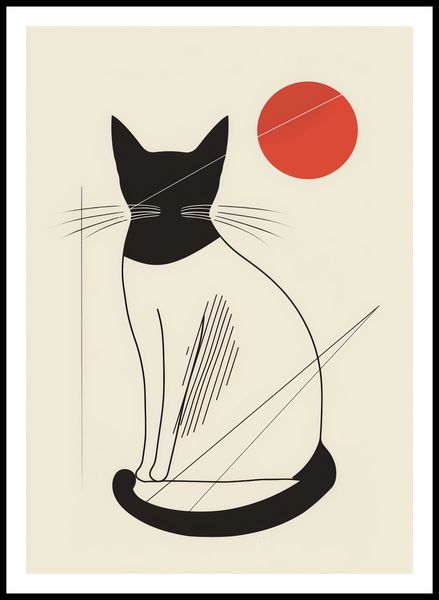 Plakat 59,4x84,1cm Czerwony Krąg zdjęcie 3