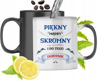Kubek Magiczny Dla Ogrodnika Zmieniający Kolor Z Nadrukiem Ze Zdjęciem