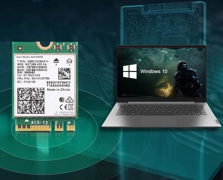 Karta sieciowa do laptopa Intel WiFi 6 6E AX210 Bluetooth 5.3 5374Mbps M.2 zdjęcie 6