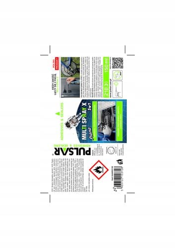 PŁYNNY SMAR WIELOFUNKCYJNY PULSAR MULTI SPRAY X PTFE AEROZOL 150 ml na Arena.pl