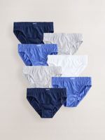 Niebieskie majtki 100% bawełny, 7 sztuk (13/14lat)