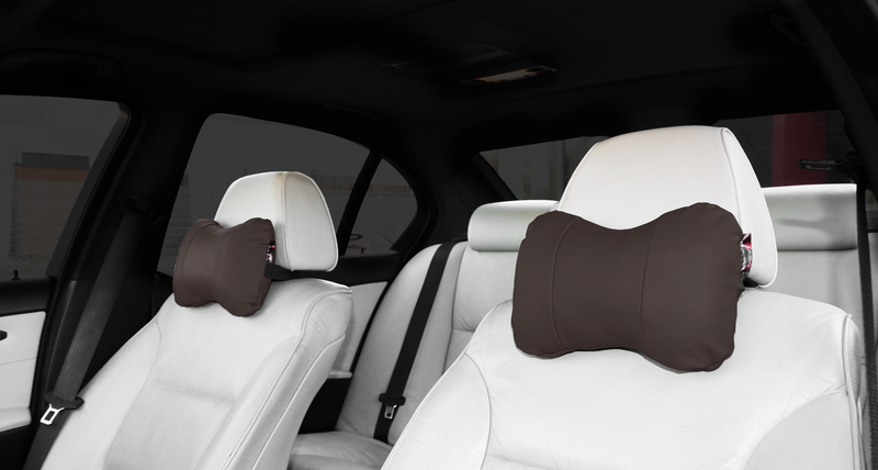 PODUSZKA NA ZAGŁÓWEK BRĄZOWA zdjęcie 5