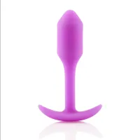 b-vibe snug plug 1 fuchsia silikonowy anatomiczny korek 54g