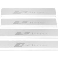 Listwa progowa AUDI A5 B9 SLINE Stal nierdzewna 304 mat 4szt