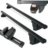 Uniwersalny bagażnik bazowy na relingi standardowe i zintegrowane AMOS ALFA Belki Stalowe 140cm