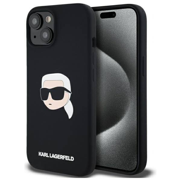 Etui Karl Lagerfeld do iPhone 15, Czarny, MagSafe zdjęcie 1