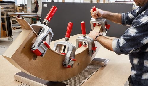 ścisk stolarski krawędziowy doczołowy 'kantenfix'80mm - by kf2 na Arena.pl