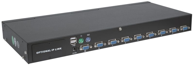 PRZEŁĄCZNIK KVM 8-PORTOWY USB/PS2 Z OSD RACKOWY zdjęcie 5