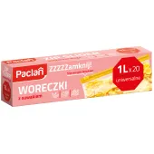 woreczki strunowe z suwakiem 1l 20 szt.