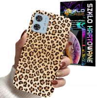 ETUI DO MOTOROLA MOTO G55 - PANTERKA WZORKI MODNE WZORY DLA KOBIET + SZKŁO