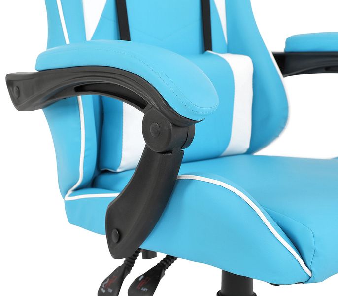 Fotel Gamingowy dla Gracza ENZO Blue/White zdjęcie 6