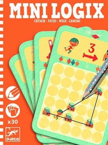DJECO Mini Gra Logiczna - Dróżki MINI LOGIX na Arena.pl