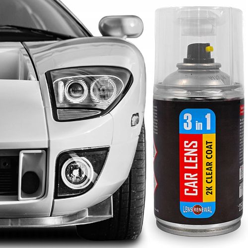 LAKIER BEZBARWNY Z UTWARDZACZEM DO RENOWACJI REGENERACJI LAMP 3W1 W AUCIE na Arena.pl