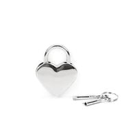 kłódka silver heart shape padlock (2pcs a set) liebe seele
