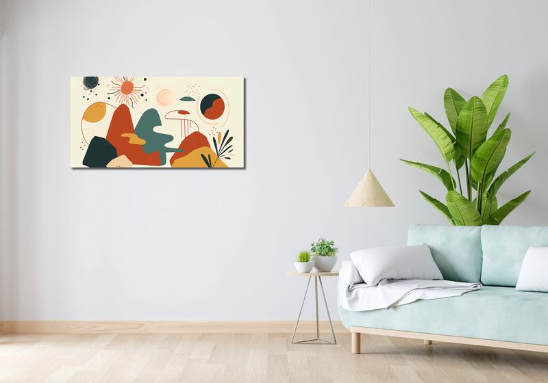 Obraz 100x50cm Kosmos Barw zdjęcie 2