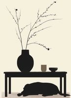 Plakat 40x55cm Wypocznij Psino