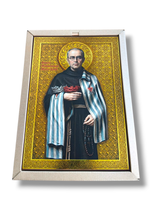 Obraz Święty Maksymilian Maria Kolbe 3D 28X19,5 Cm Premium