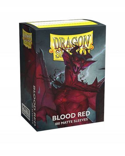 Koszulki na karty Dragon Shield Blood Red Matte na Arena.pl