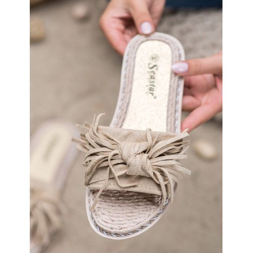 Wygodne Klapki Z Frędzlami r.37 na Arena.pl