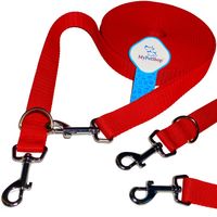 Smycz Treningowa Przepinana Regulacja 10m - 5m.Bardzo Wytrzymała Szer