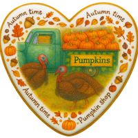 CIASTKO LUKROWANE PICKUP Z DYNIAMI ROZ. L SERCE NO2 JESIEŃ RĘCZNIE ROBIONE